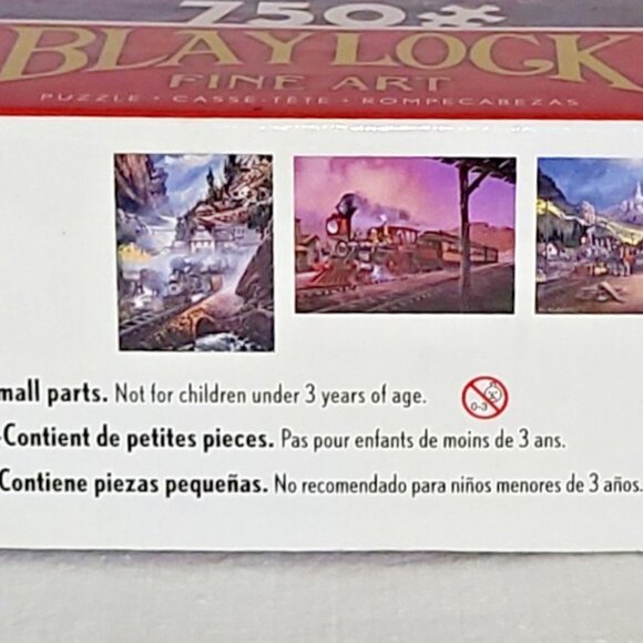 Blaylock Puzzle Train Sam's Saddles NEW - 750 Pc CEACO #2921-02 2016 Fine Art - Picture 2 of 4